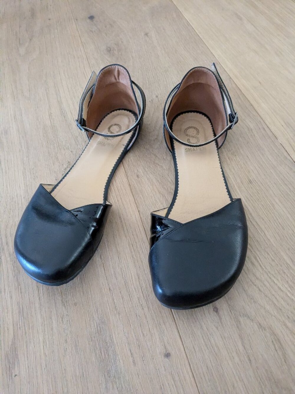 POPPY Barefoot Sandal Black Dress Shoes Ballet Flats